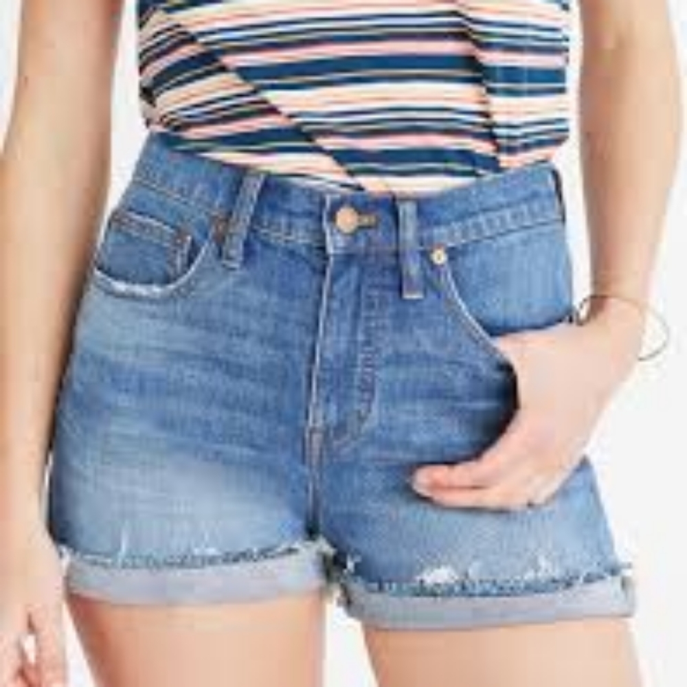 Madewell High Rise Denim Shorts